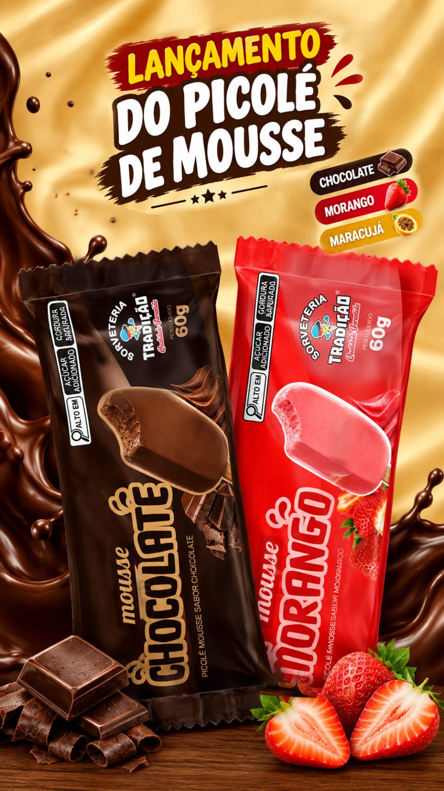 Picolé delicioso
